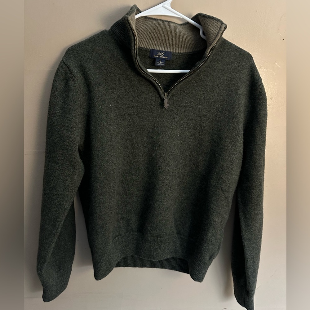 Mens Brooks Brothers Merino Wool Sweater